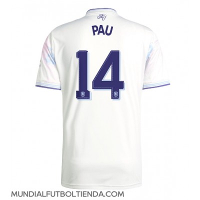 Camiseta Aston Villa Pau Torres #14 Tercera Equipación Replica 2025-26 mangas cortas Camiseta Aston Villa Pau Torres #14 Tercera Equipación Replica 2025-26 mangas cortas